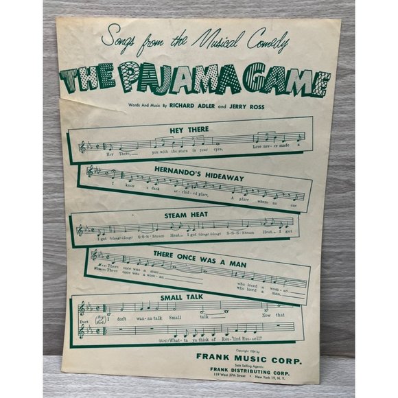 Sheet Music Cry Me a River Vintage Piano Voice by Arthur Hamilton 1953 - Picture 5 of 5